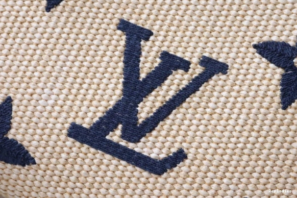 Repladies LOUIS Raffia Toiletry VUITTON Pouch Monogram 0812